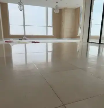 대리석 연마광택 송도 더샵 퍼스트월드 현장 사진