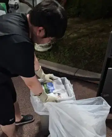 청와대 야간 행사청소 행사미화 현장 사진