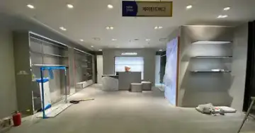 백화점 매장 준공청소 인테리어청소 현장 사진